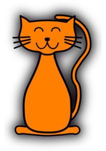 Orange Cat PNG Clip art