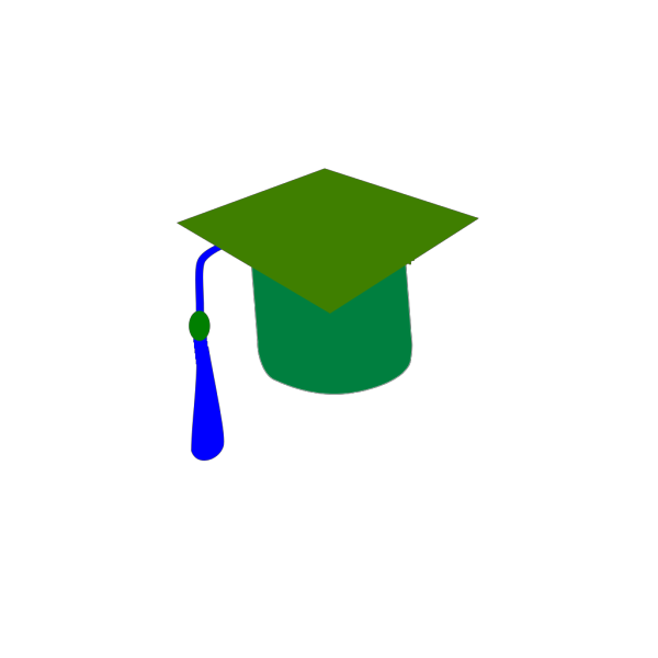 Blue Green Graduaction PNG Clip art