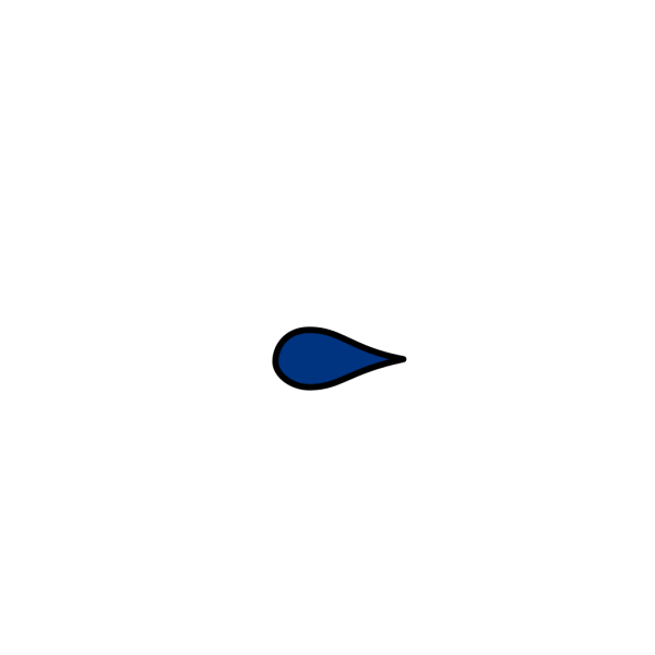 Blue Drop Aerodynamic PNG Clip art