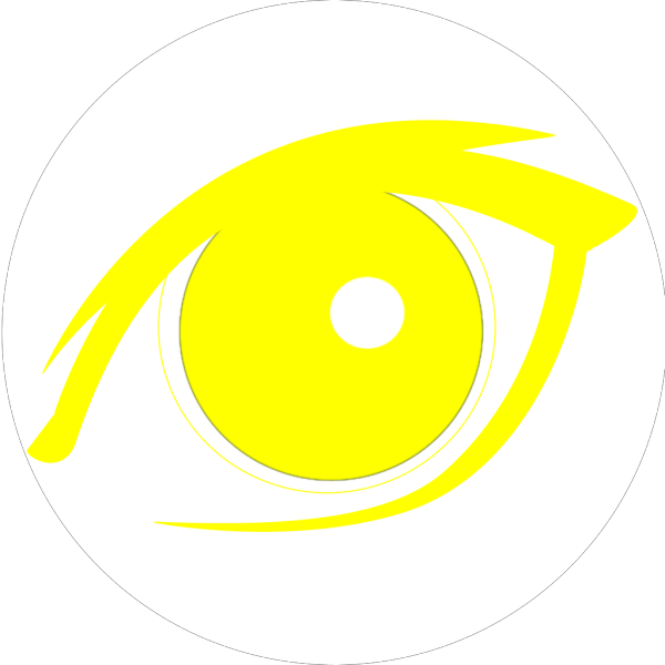 Yellow Eye Icon PNG Clip art