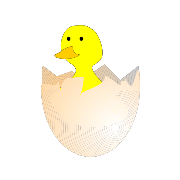 Hatching Chick PNG Clip art