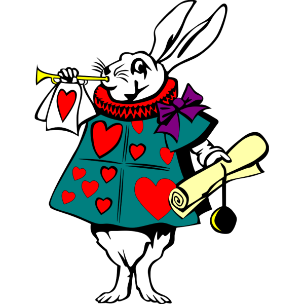 Alice In Wonderland Rabbit PNG Clip art