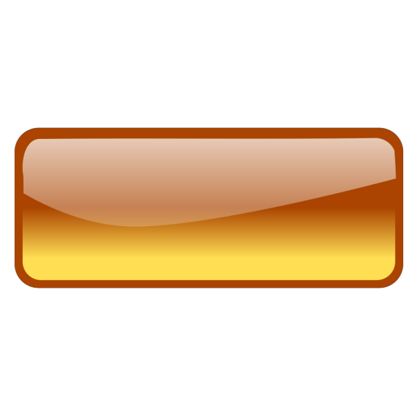 Orange Rectangle Button 2 PNG Clip art