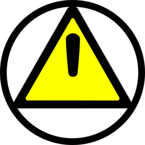 Warning PNG images