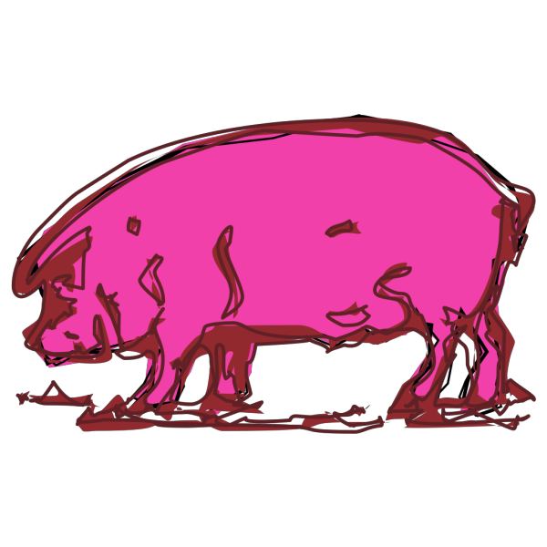 Pig Sketch PNG Clip art