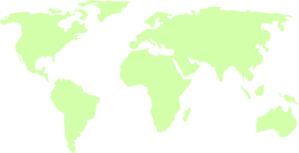 World Map Blue PNG Clip art