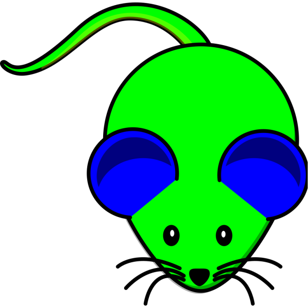 Greenblue Mouse PNG Clip art