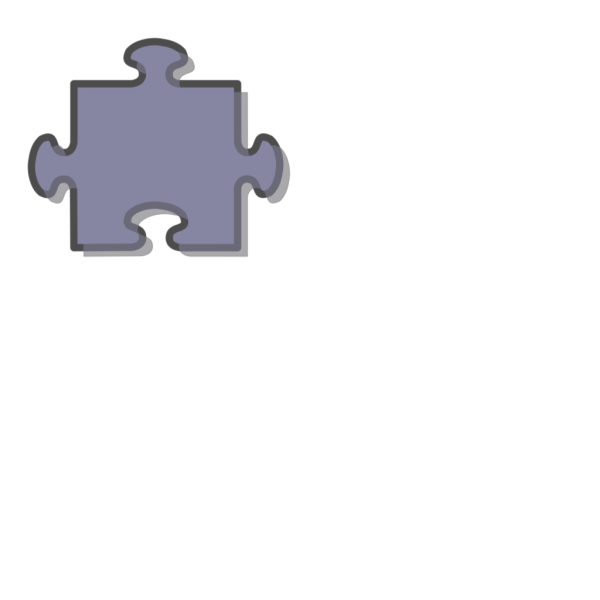 Jigsaw Blue PNG Clip art