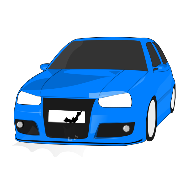Blue Car PNG Clip art