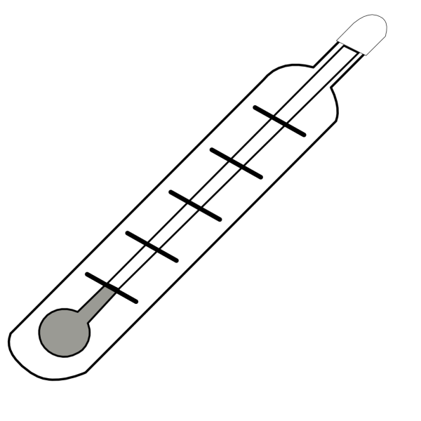 Thermometer Cold - Outline PNG images