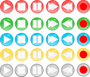 Playback Buttons PNG Clip art