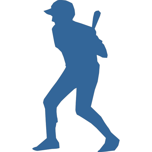Baseball Player Silhouette PNG Clip art