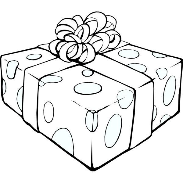 Gift Outline PNG images