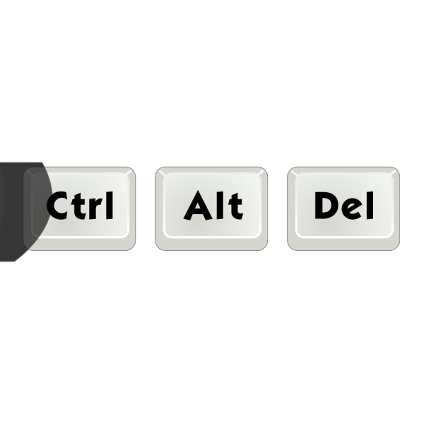 Ctrl Alt Delete Buttons PNG Clip art