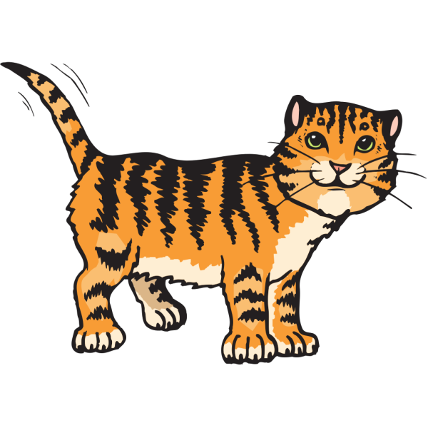 Tiger Cat PNG Clip art