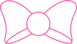 Brown Pink Bow PNG Clip art