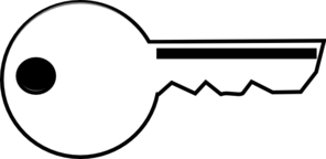 White Key PNG Clip art
