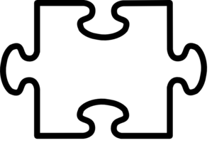 Jigsaw White Puzzle Piece PNG Clip art