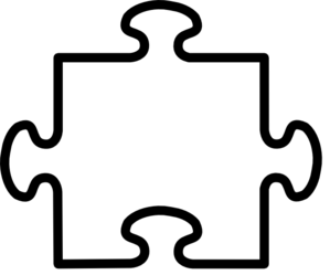 Jigsaw White Puzzle Piece Large PNG Clip art