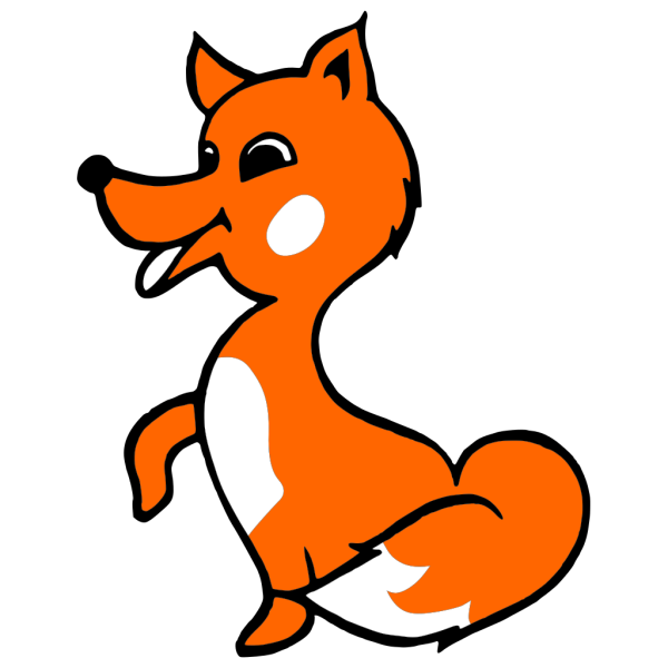 Fox Leaping PNG Clip art