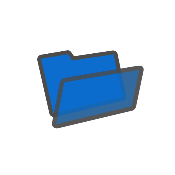 Blue File PNG image