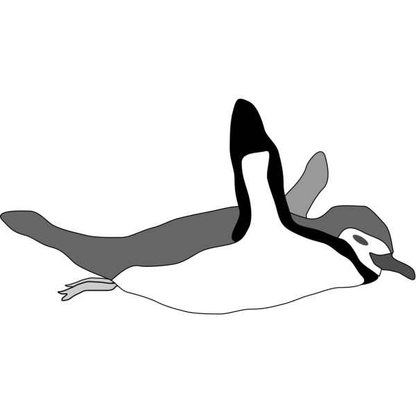 Penguin Swim PNG Clip art