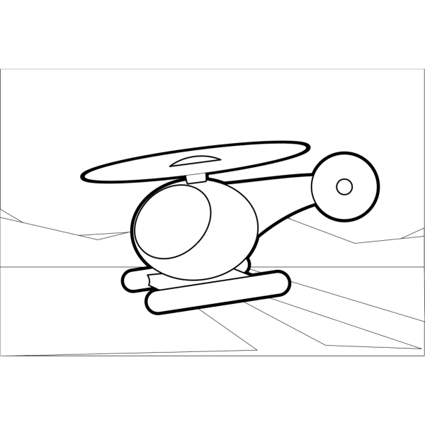 Helicopter Blue PNG Clip art