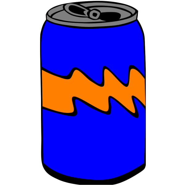 Blue Can PNG Clip art