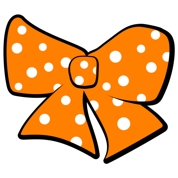 Bow With Polka Dots PNG images