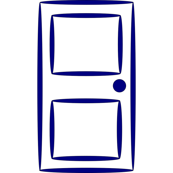 Door Blue PNG images