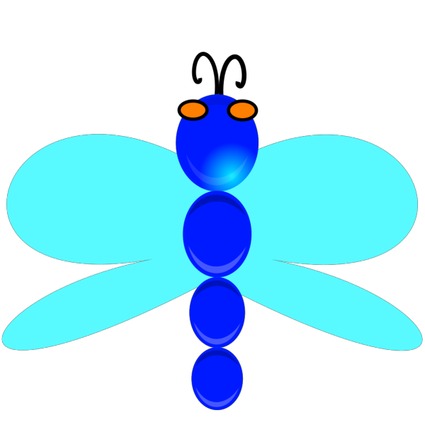 Dragon Fly With Eyes PNG Clip art
