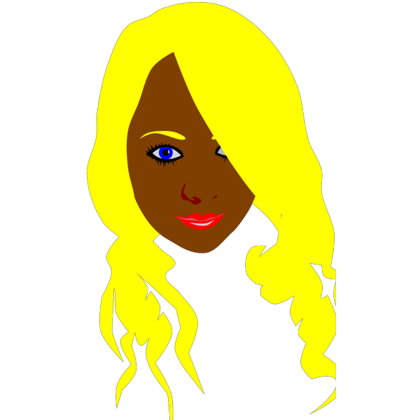 Blonde With Blue Eyes PNG Clip art
