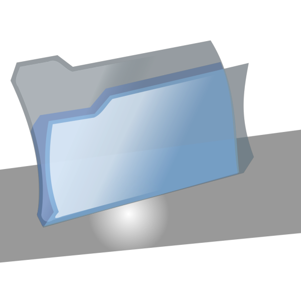 Blue Folder PNG Clip art