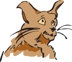 Brown Cat Looking To The Side PNG Clip art