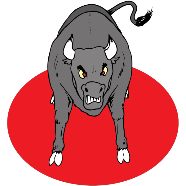 Angry Growling Bull PNG Clip art