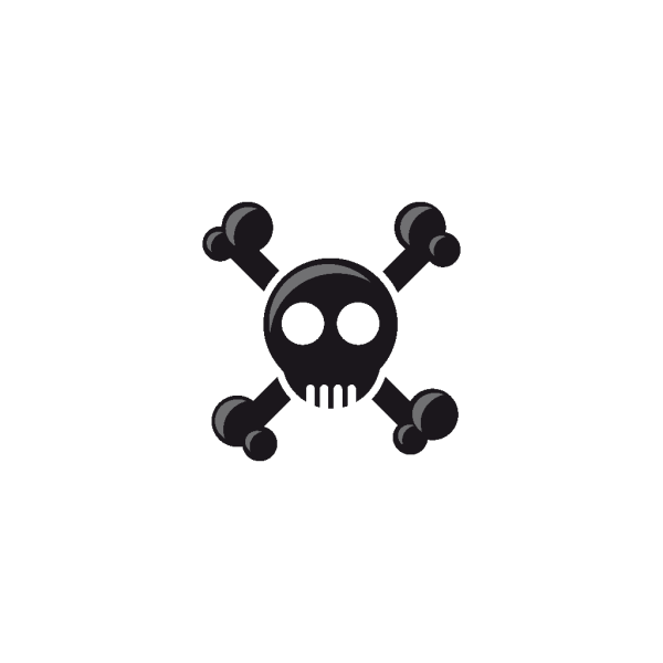 Black Skull PNG Clip art