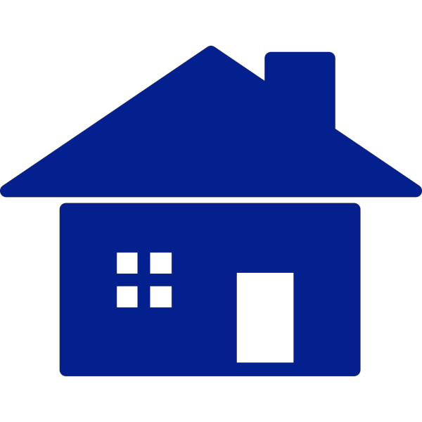 Blue House PNG Clip art