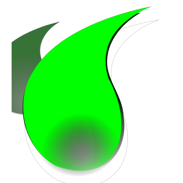 Green Drop PNG Clip art