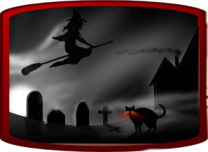 Night Flying Witch PNG Clip art