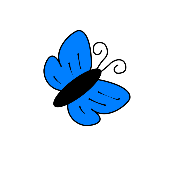 Mariposa Azul PNG Clip art