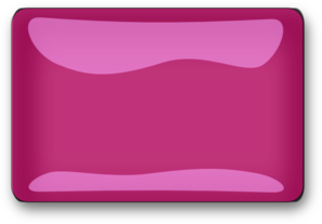 Soft Pink Glassy Botton PNG Clip art