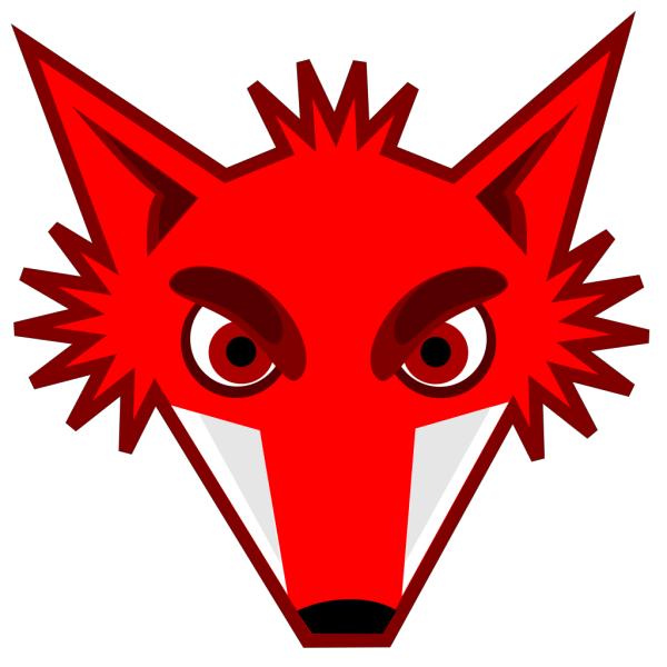 Red Fox Head PNG Clip art