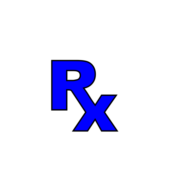 Rx Blue PNG Clip art