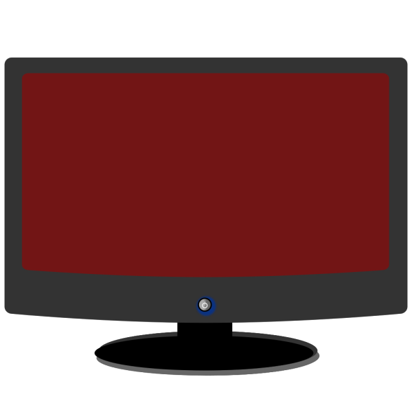Computer Monitor - Brown PNG Clip art