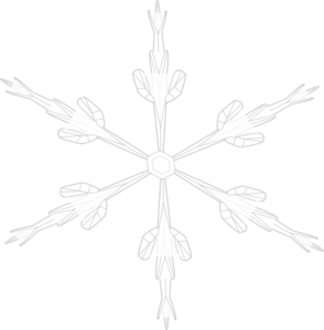 Pale Blue Snowflake PNG Clip art