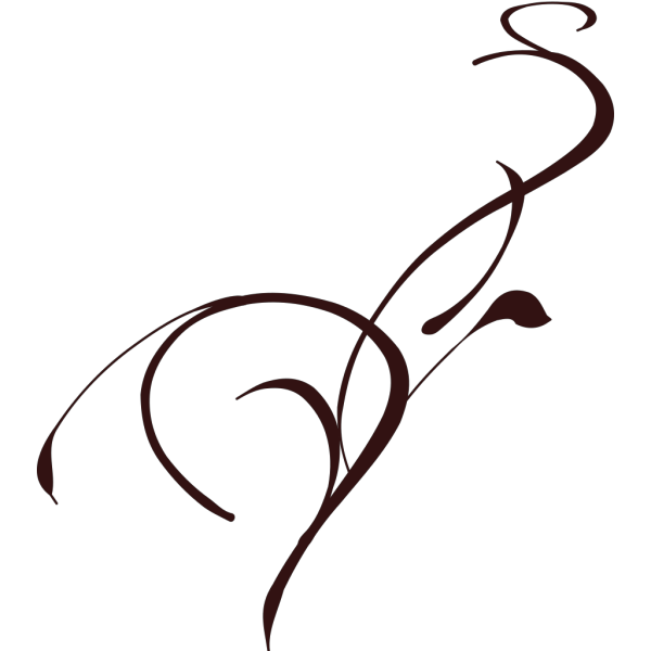 Scroll Floral Brown 321212 PNG images