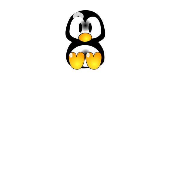 Penguin Sitting PNG Clip art