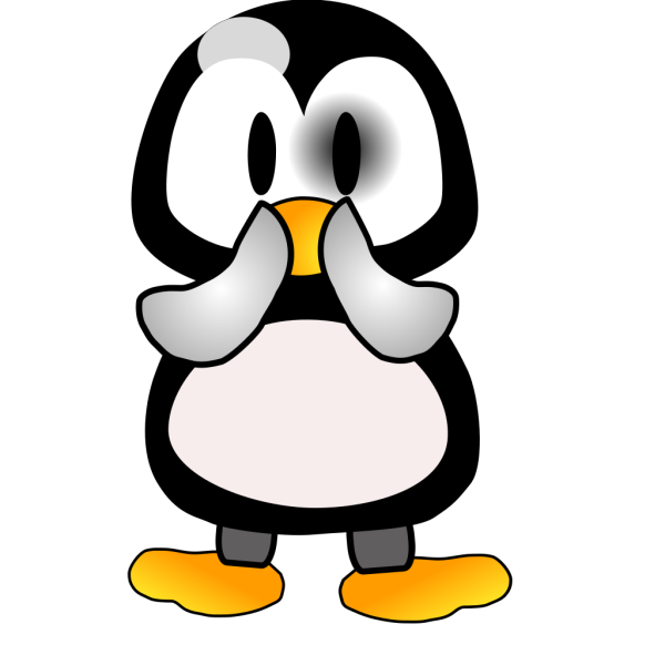 Shy Penguin PNG Clip art