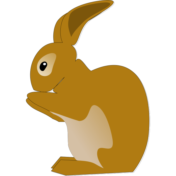 Rabbit Eating PNG Clip art