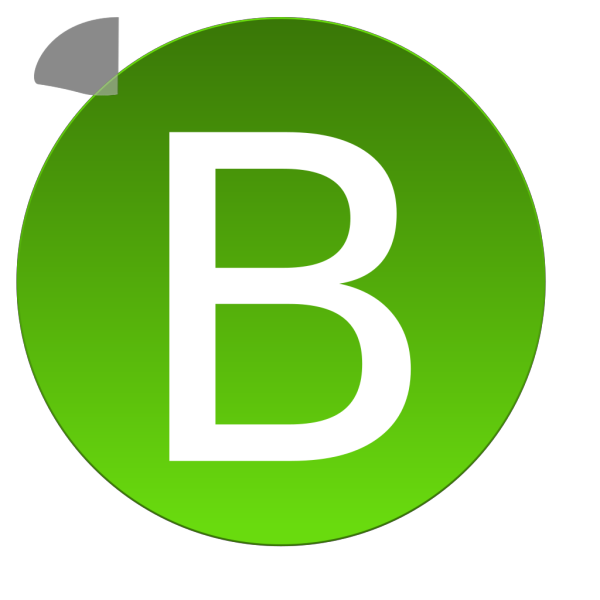 Green B  PNG Clip art